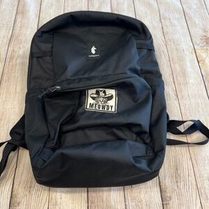 Cotopaxi Bogota 20L Backpack Black Meowdy Cowboy Cat Patch Laptop Bag Daypack